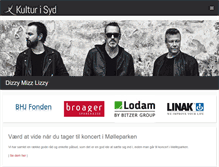 Tablet Screenshot of kulturisyd.dk